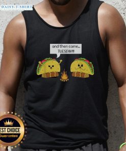 Awesome Taco Tuesday pun tank top featuring vibrant taco graphics, perfect for Mexican food lovers and casual wear.