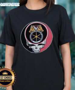 Awesome Teamsters X Grateful Dead ladies tee featuring vibrant graphics and a comfortable fit for fans of both brands.