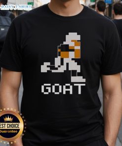 Awesome Tecmo Goat Bo T-Shirt featuring a vibrant graphic of Bo Jackson in a retro video game style.