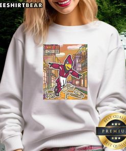 Awesome Arizona Cardinals sweatshirt celebrating their victory over the New Orleans Saints with a bold design.