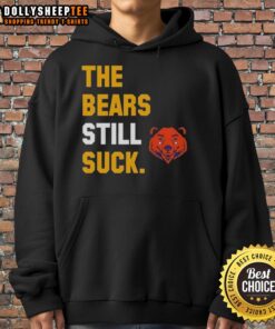 Alt Text: Awesome Bears Still Suck Green Bay Packers hoodie in vibrant colors, perfect for showing team spirit and loyalty.
