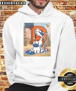 Denver Broncos hoodie featuring 'W' logo, celebrating opening day victory over Tennessee Titans.