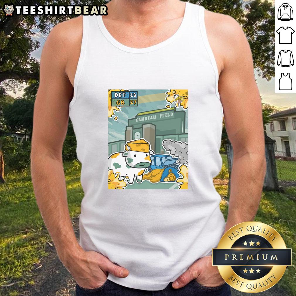 Awesome The Green Bay Packers Take Out The Motor City Kitties Detroit Lions Tank Top Awesome Green Bay Packers tank top featuring bold design celebrating victory over Detroit Lions, perfect for fans.