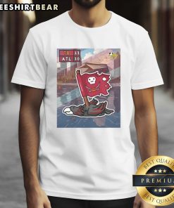 Awesome Tampa Bay Buccaneers T-Shirt celebrating 'The Kick Is Up' victory over Atlanta Falcons, perfect for fans.