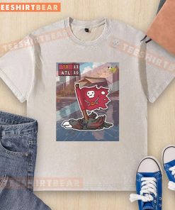 Washed t-shirt featuring 'Awesome-The-Kick-Is-Up-No-Koooood' celebrating Tampa Bay Buccaneers victory over Atlanta Falcons.