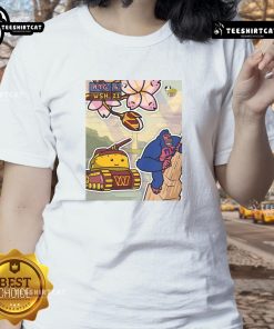 Awesome Washing Commanders Ladies Tee featuring bold design celebrating victory over the New York Giants.