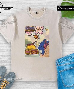 Awesome Washing Commanders take control of New York Giants with this stylish washed t-shirt design.