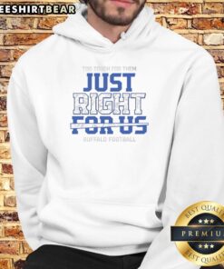 Stylish Buffalo football hoodie with bold design, perfect for fans who appreciate toughness and comfort in sportswear.