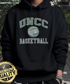 Awesome UNCC Charlotte 49ers basketball hoodie featuring vibrant team colors and logo, perfect for fans and casual wear.