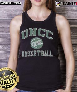Awesome UNCC Charlotte 49ers basketball tank top featuring team colors and logo, perfect for game day or casual wear.