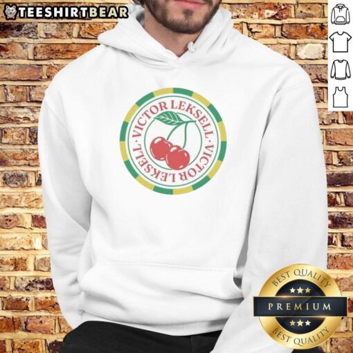 Awesome Victor Leksell Cherry Poker Hoodie featuring bold design and vibrant colors, perfect for fans and casual wear.