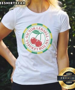 Awesome Victor Leksell Cherry Poker Ladies Tee featuring vibrant design and stylish fit for fans of Victor Leksell.