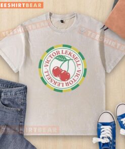 Awesome Victor Leksell Cherry Poker Washed T-Shirt featuring vibrant colors and a trendy design for casual wear.
