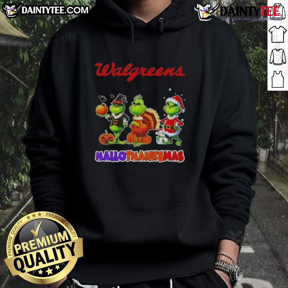 Awesome Walgreens X Grinch Cosplay Happy Hallothanksmas Hoodie