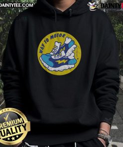Alt Text: Awesome Way to Motor Scratch N Sniff Hoodie featuring vibrant colors and playful design for a unique fashion statement.