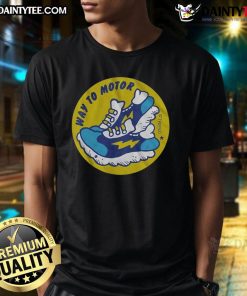 Awesome Way To Motor Scratch N Sniff T-Shirt featuring vibrant graphics and a playful design for car enthusiasts.
