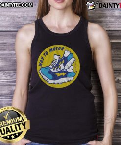 Awesome Way to Motor Scratch-N-Sniff Tank Top featuring vibrant colors and unique design for summer style.