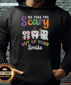 Awesome Halloween hoodie featuring a fun teeth design, perfect for taking the scary out of your smile this season.