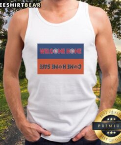 Awesome welcome home Chicago Cubs tank top celebrating Chicago Bears, perfect for sports fans and summer wear.