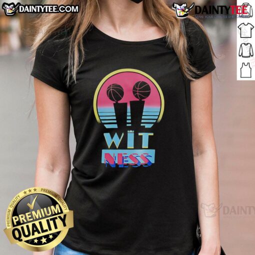Awesome Wit Ness Miami Twice Ladies Tee featuring vibrant colors and stylish design for trendy womens fashion.