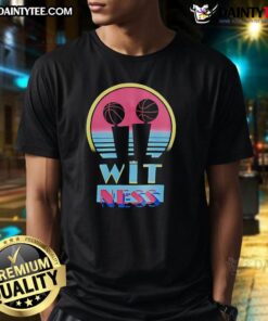 Awesome Wit Ness Miami Twice T-Shirt featuring vibrant design, perfect for casual wear and Miami enthusiasts.