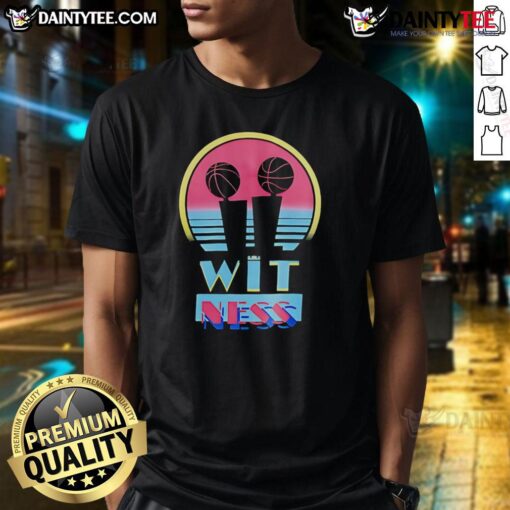 Awesome Wit Ness Miami Twice T-Shirt featuring vibrant design, perfect for casual wear and Miami enthusiasts.