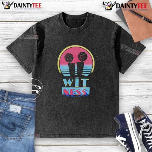 Awesome Wit Ness Miami Twice Washed T-Shirt in vibrant colors, showcasing a stylish, comfortable design for casual wear.