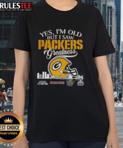 Green Bay Packers Super Bowl helmet skyline graphic on a stylish ladies tee, celebrating football greatness and nostalgia.