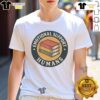 Alt Text: Cute Books Emotional Support Humans T-Shirt featuring colorful book graphics and a playful design for book lovers.