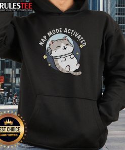 Adorable cat in Zero Gravity Snooze Hoodie, showcasing ultimate comfort and cuteness during nap time.