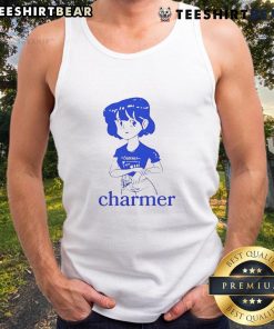 Cute charmer anime girl meme tank top featuring vibrant colors and playful design, perfect for anime fans.