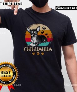 Alt Text: Cute Chihuahua Retro Vintage Dog Appreciation Day T-Shirt featuring a playful chihuahua design in vibrant colors.
