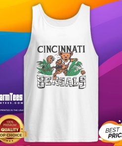Alt Text: Cute Cincinnati Bengals Homage NFL x Grateful Dead tank top featuring vibrant graphics and a stylish design.
