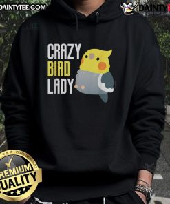 Adorable Cute Crazy Bird Lady Hoodie featuring colorful bird graphics, perfect for bird lovers and casual wear.