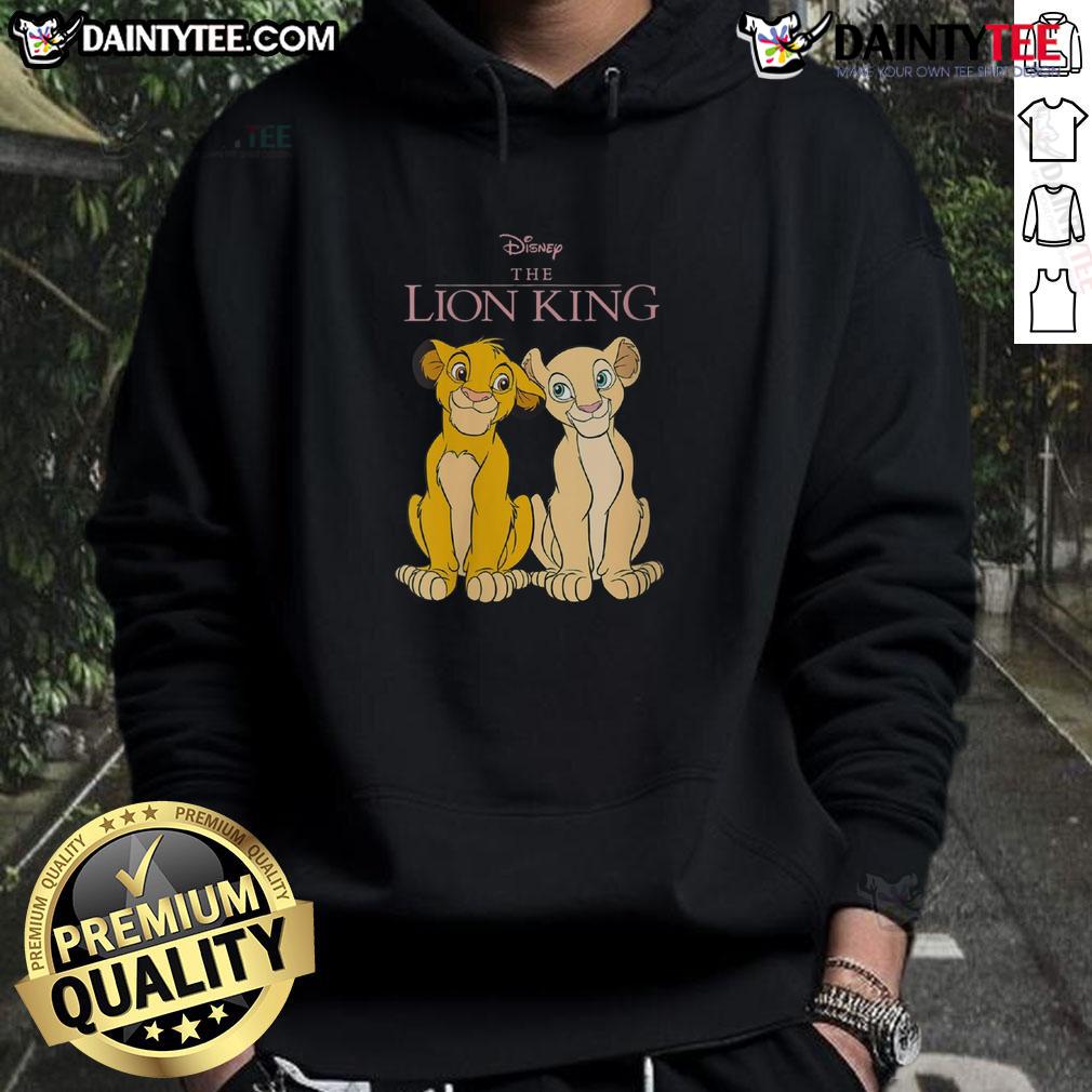 Cute Disney The Lion King Simba And Nala Hoodie Cute Disney The Lion King Simba and Nala hoodie featuring vibrant colors and adorable character designs.