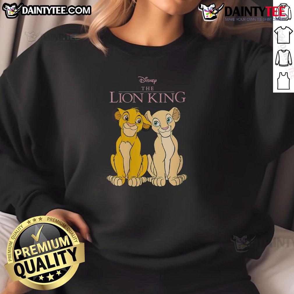 Cute Disney The Lion King Simba And Nala Sweatshirt Cute Disney The Lion King Simba and Nala sweatshirt featuring vibrant colors and playful design for fans.
