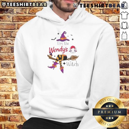 Cute I'm the Wendy's Witch Halloween hoodie featuring a playful design perfect for Halloween festivities.