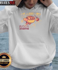 Cute Kirby Wanya Wanyamind Hoodie featuring a playful design and vibrant colors, perfect for fans of Kirby.