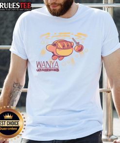 Cute Kirby Wanya Wanyamind T-Shirt featuring a vibrant Kirby design, perfect for fans of the iconic video game character.