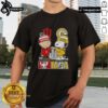 Alt Text: Cute Snoopy and Charlie Brown wearing Indiana sports Hoosiers X Pacers skyline T-shirt, perfect for fans.
