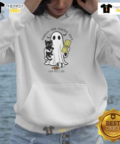 Alt Text: Cute Tamales over Pumpkin Spice hoodie for Halloween, featuring retro design and fun text - I Said What I Said.