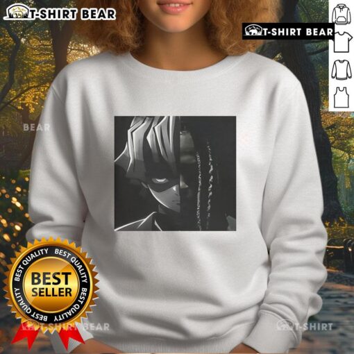 Awesome Zenitsu X Von Big Face Sweatshirt featuring vibrant anime graphics and a stylish design for fans.