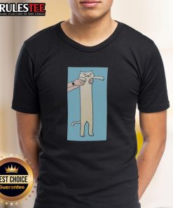Funny A Long Cat Cute T-Shirt featuring a whimsical long cat design, perfect for cat lovers and humor enthusiasts.