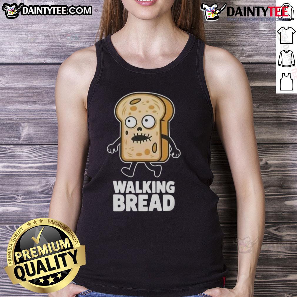 Funny Bread Walking Bread Halloween Vegan Tank Top Funny bread walking Halloween vegan tank top featuring a playful bread character, perfect for festive celebrations.