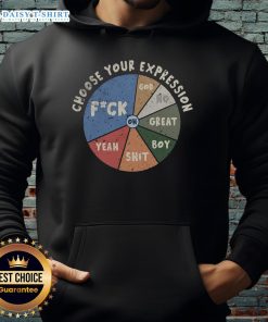 Funny Choose Your Expression Hoodie featuring a playful design and vibrant colors, perfect for casual wear and laughter.