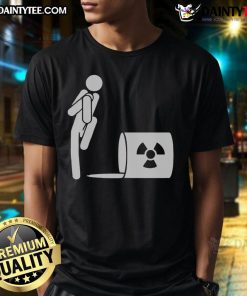 Funny Ew A Spill Radioactive Waste T-Shirt featuring a humorous design highlighting environmental awareness.