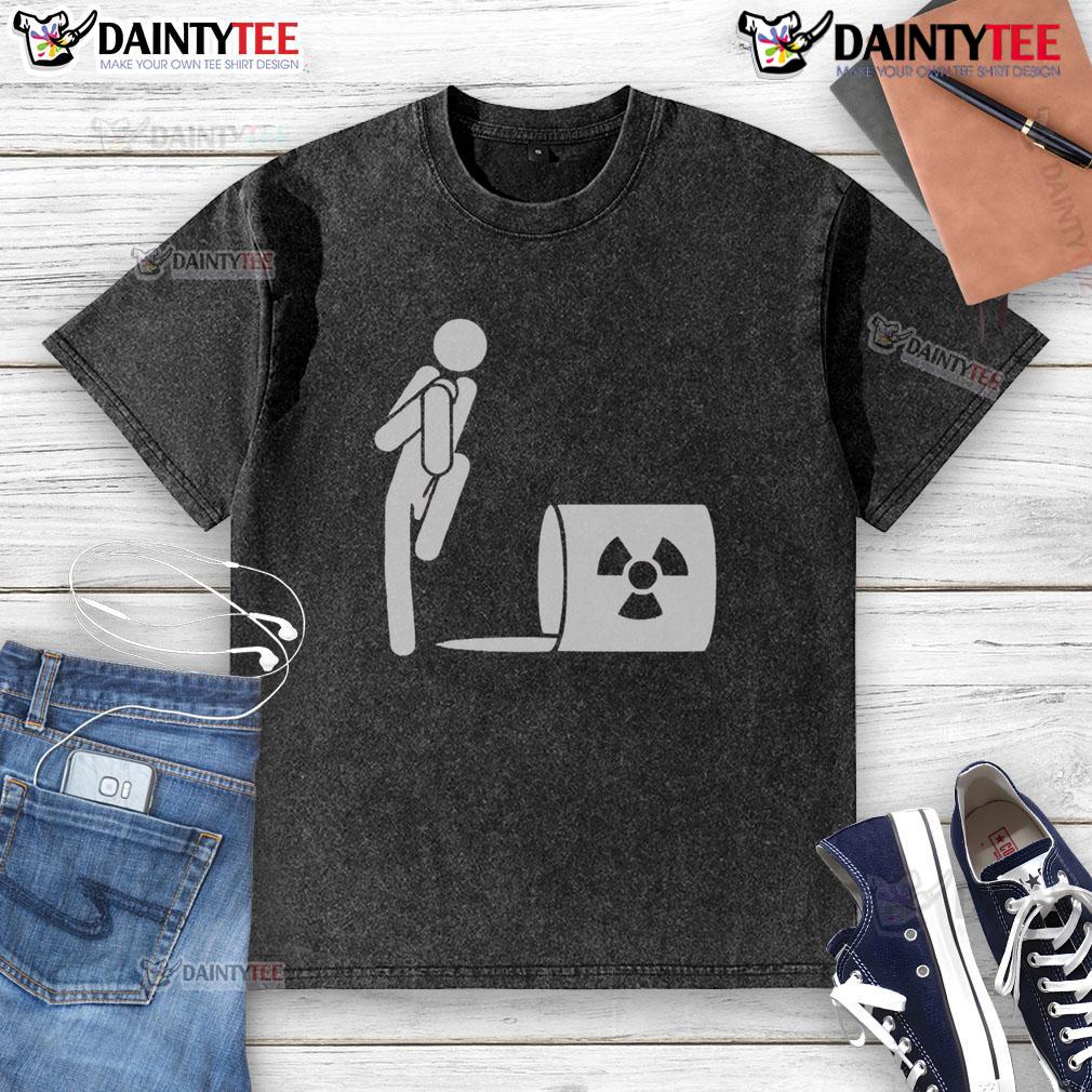 Funny Ew A Spill Radioactive Waste Washed T Shirt Funny 'Ew! A Spill' radioactive waste washed t-shirt design featuring a humorous graphic and vibrant colors.