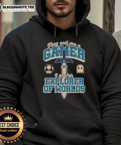 Funny Gamer Sword Explorer Hoodie featuring a playful design perfect for gaming enthusiasts and adventure lovers.