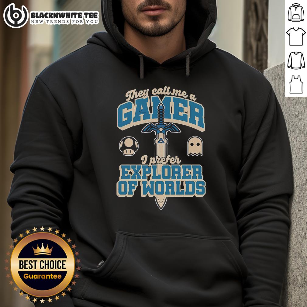 Funny Gamer Sword Explorer Hoodie Funny Gamer Sword Explorer Hoodie featuring a playful design perfect for gaming enthusiasts and adventure lovers.