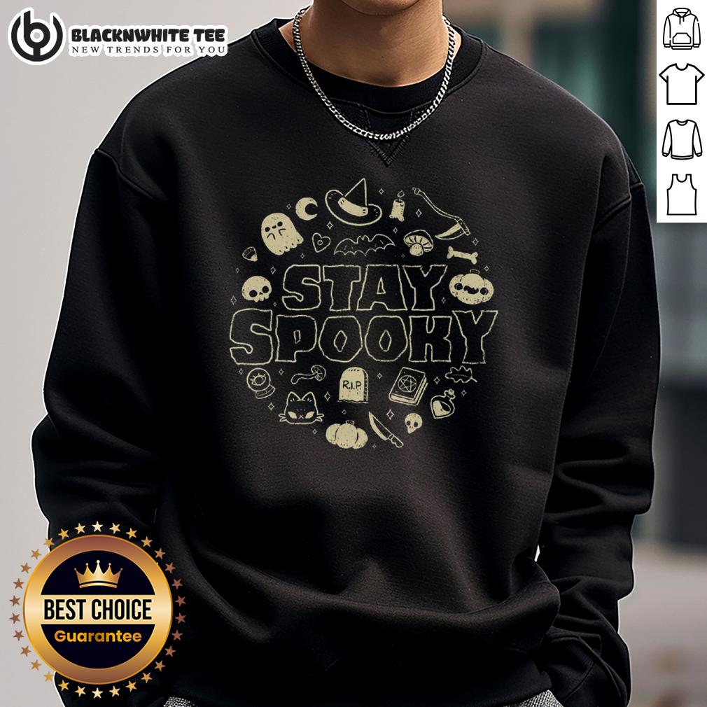 Funny Halloween Stay Spooky Sweatshirt Funny Halloween Stay Spooky Sweatshirt featuring a playful design perfect for festive celebrations and cozy autumn vibes.